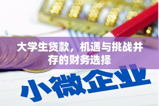 望谟大学生贷款，机遇与挑战并存的财务选择