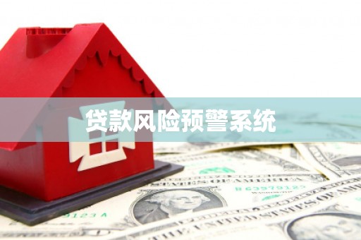 望谟贷款风险预警系统
