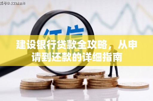 望谟建设银行贷款全攻略，从申请到还款的详细指南