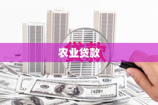 望谟农业贷款