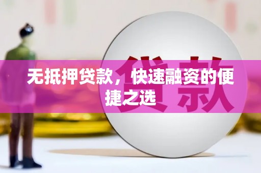 望谟无抵押贷款，快速融资的便捷之选
