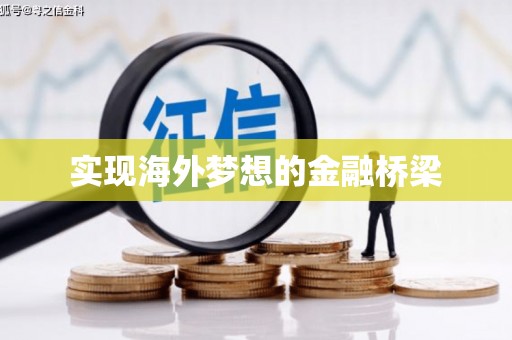 望谟实现海外梦想的金融桥梁