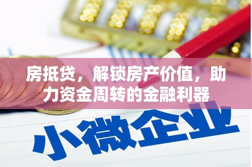 望谟房抵贷，解锁房产价值，助力资金周转的金融利器