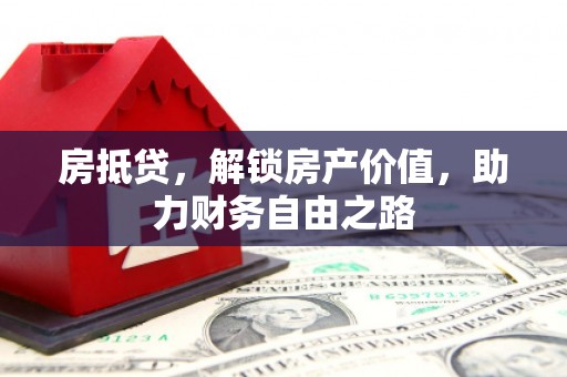 望谟房抵贷，解锁房产价值，助力财务自由之路