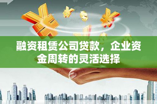 望谟融资租赁公司贷款，企业资金周转的灵活选择
