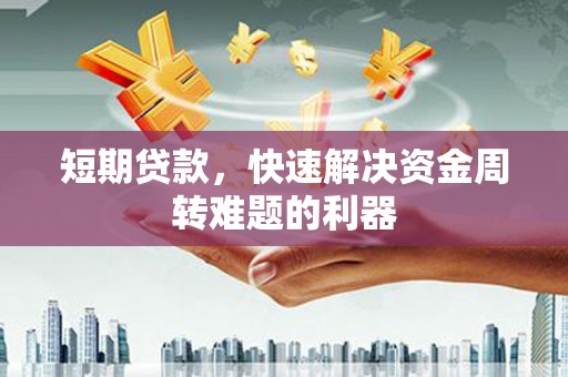 望谟短期贷款，快速解决资金周转难题的利器