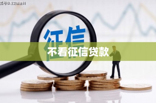 望谟不看征信贷款