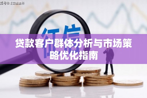 望谟贷款客户群体分析与市场策略优化指南