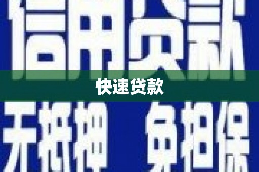 望谟快速贷款