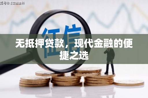 望谟无抵押贷款，现代金融的便捷之选