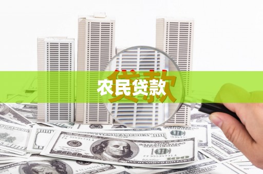 望谟农民贷款
