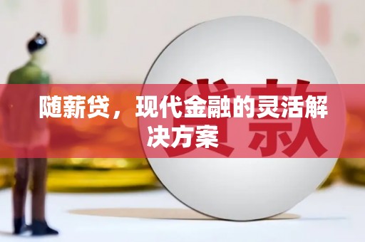 望谟随薪贷，现代金融的灵活解决方案