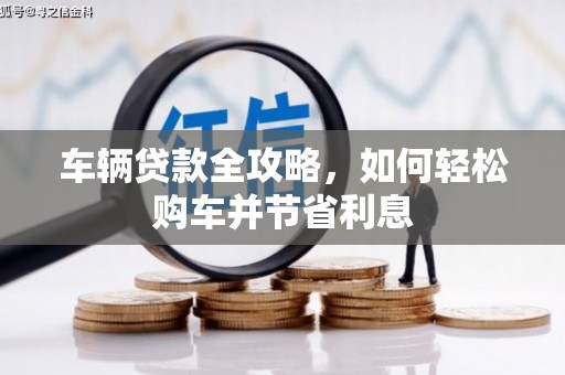 望谟车辆贷款全攻略，如何轻松购车并节省利息