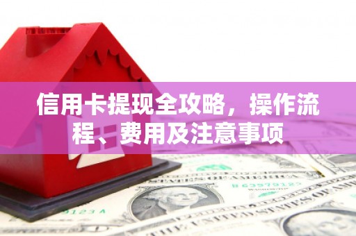 望谟信用卡提现全攻略，操作流程、费用及注意事项
