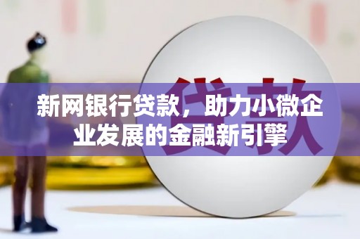 望谟新网银行贷款，助力小微企业发展的金融新引擎