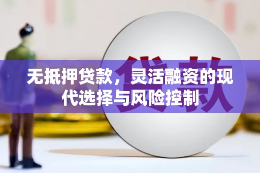 望谟无抵押贷款，灵活融资的现代选择与风险控制
