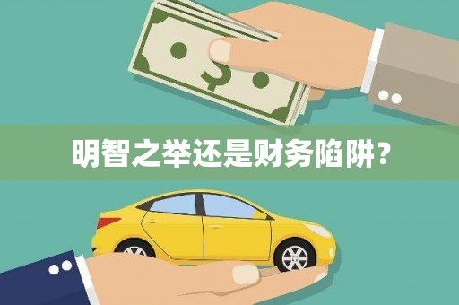 望谟明智之举还是财务陷阱？