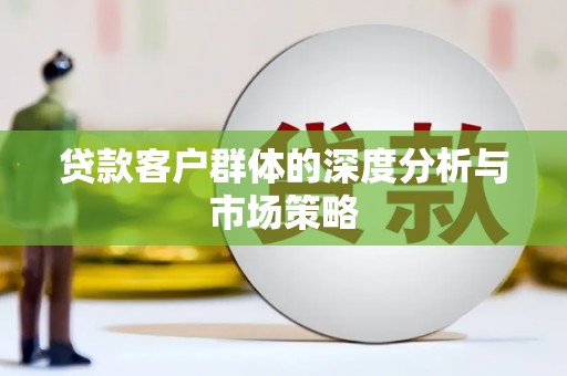 望谟贷款客户群体的深度分析与市场策略