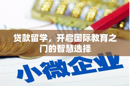 望谟贷款留学，开启国际教育之门的智慧选择