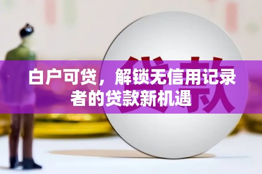 望谟白户可贷，解锁无信用记录者的贷款新机遇