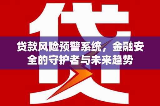 望谟贷款风险预警系统，金融安全的守护者与未来趋势