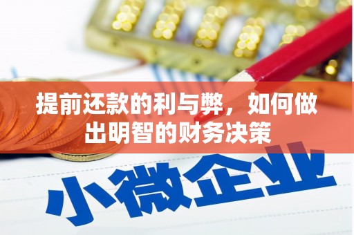 望谟提前还款的利与弊，如何做出明智的财务决策