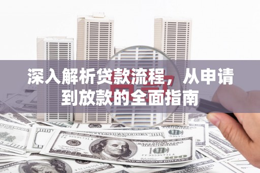 望谟深入解析贷款流程，从申请到放款的全面指南