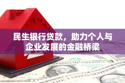 望谟民生银行贷款，助力个人与企业发展的金融桥梁
