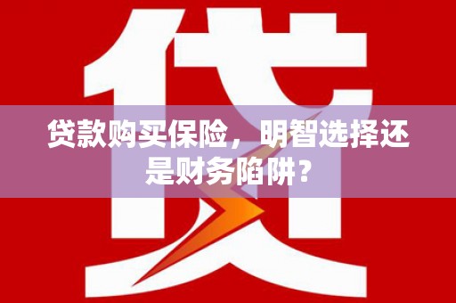 望谟贷款购买保险，明智选择还是财务陷阱？