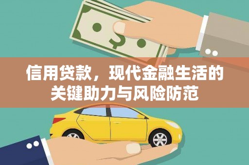 望谟信用贷款，现代金融生活的关键助力与风险防范
