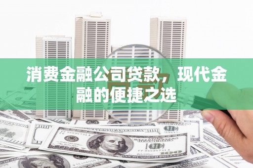 望谟消费金融公司贷款，现代金融的便捷之选