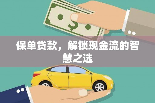望谟保单贷款，解锁现金流的智慧之选