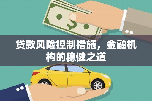 望谟贷款风险控制措施，金融机构的稳健之道
