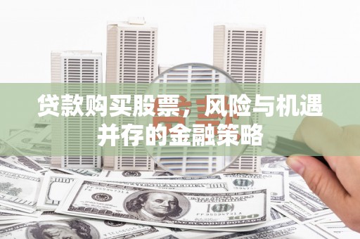望谟贷款购买股票，风险与机遇并存的金融策略