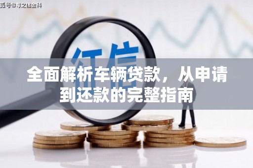 望谟全面解析车辆贷款，从申请到还款的完整指南