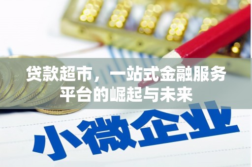 望谟贷款超市，一站式金融服务平台的崛起与未来
