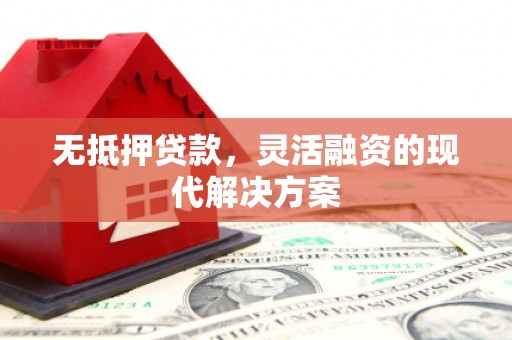 望谟无抵押贷款，灵活融资的现代解决方案