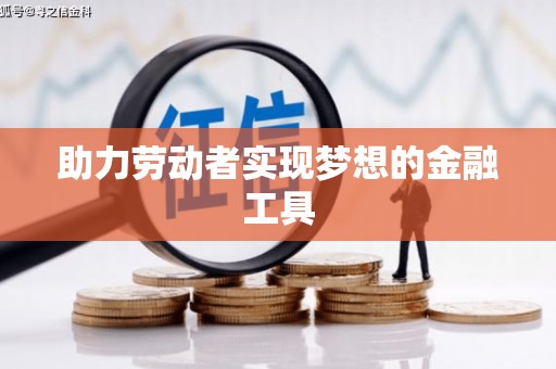 望谟助力劳动者实现梦想的金融工具