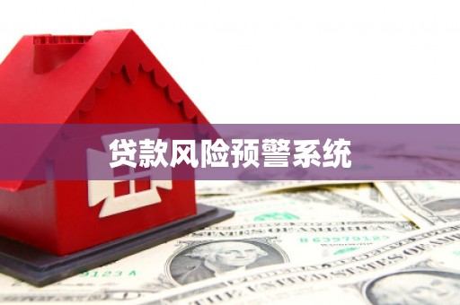 望谟贷款风险预警系统