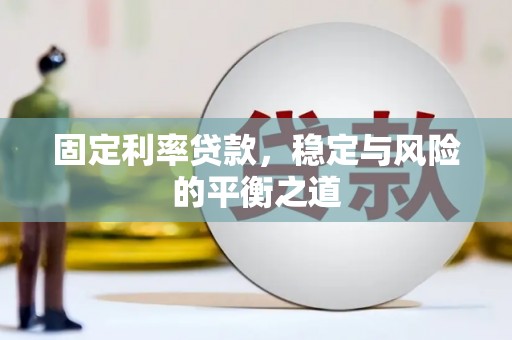 望谟固定利率贷款，稳定与风险的平衡之道