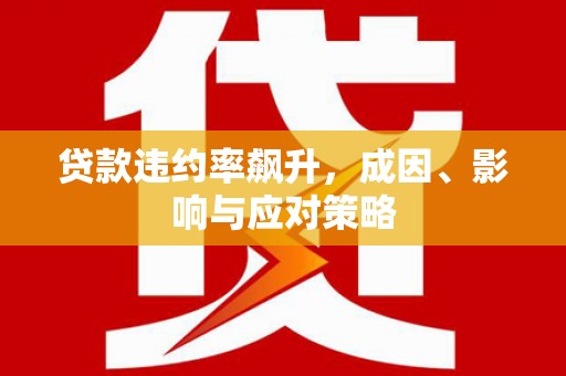 望谟贷款违约率飙升，成因、影响与应对策略