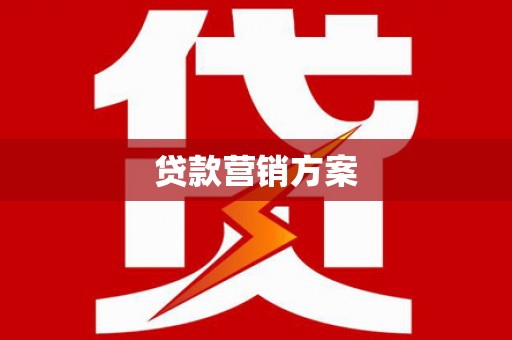 望谟贷款营销方案
